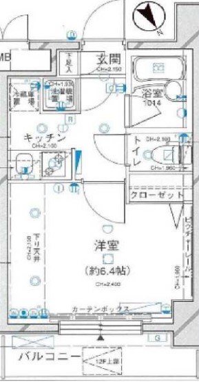 東京都港区芝浦１丁目 間取図・土地図