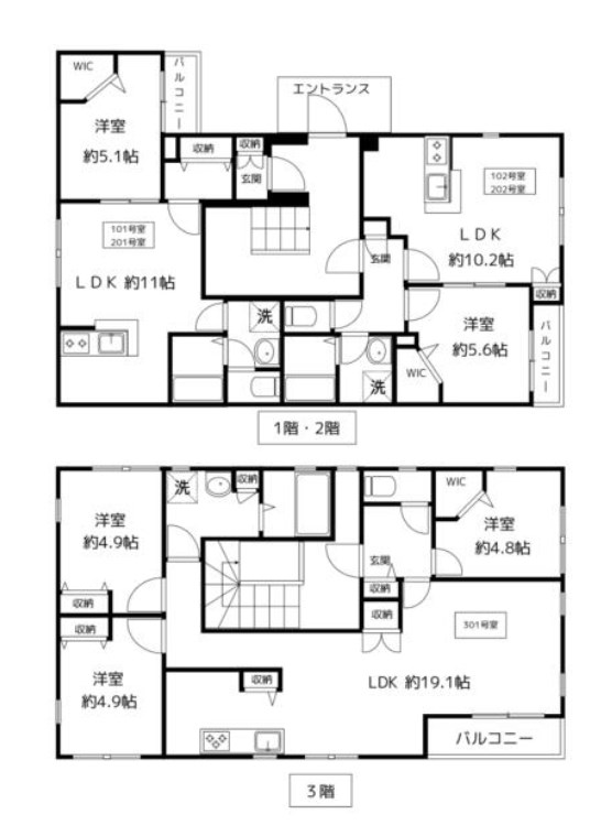 東京都板橋区大谷口２丁目 間取図・土地図