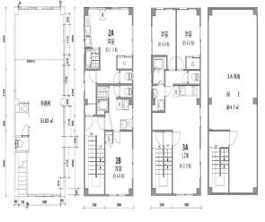 東京都荒川区西尾久１丁目 間取図・土地図