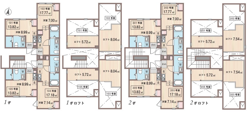 東京都江戸川区南小岩６丁目 間取図・土地図
