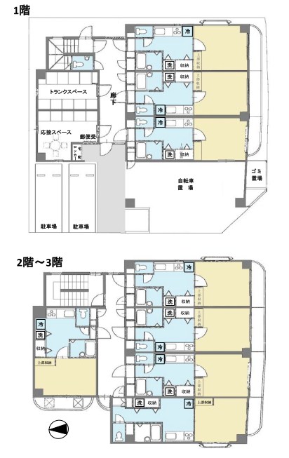 埼玉県所沢市上新井２丁目 間取図・土地図