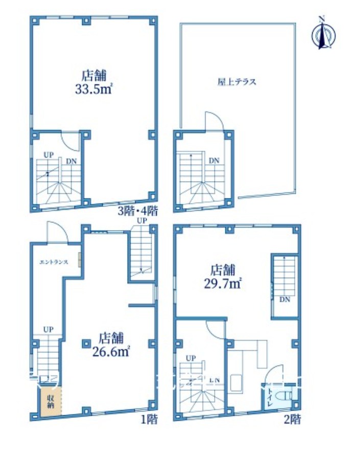 東京都渋谷区猿楽町 間取図・土地図