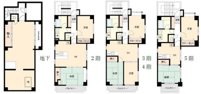 東京都品川区南大井５丁目 間取図・土地図