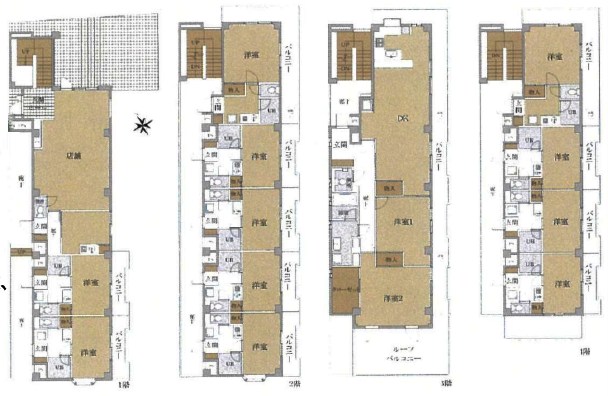 東京都府中市分梅町３丁目 間取図・土地図