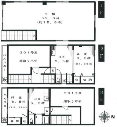 東京都江戸川区平井７丁目 間取図・土地図