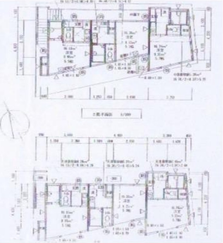 東京都新宿区北新宿３丁目 間取図・土地図