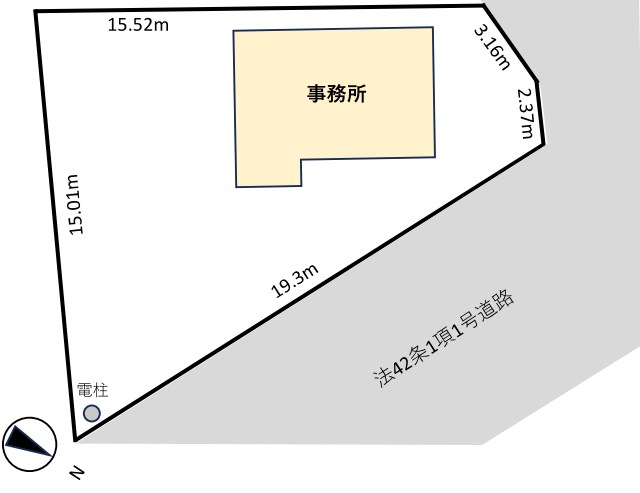神奈川県相模原市中央区上溝 間取図・土地図