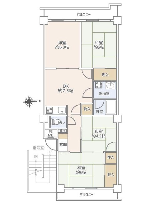 神奈川県川崎市高津区坂戸３丁目 間取図・土地図