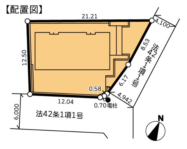 東京都町田市玉川学園７丁目 間取図・土地図