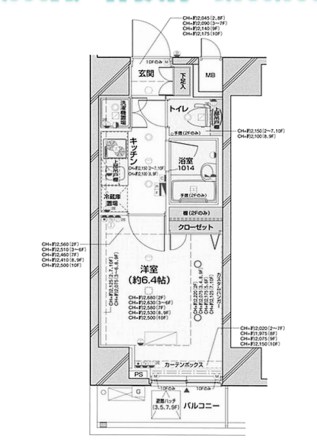 東京都新宿区早稲田鶴巻町 間取図・土地図