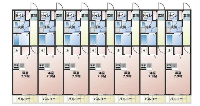 千葉県船橋市行田１丁目 間取図・土地図