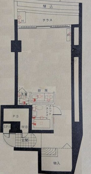 東京都港区赤坂８丁目 間取図・土地図