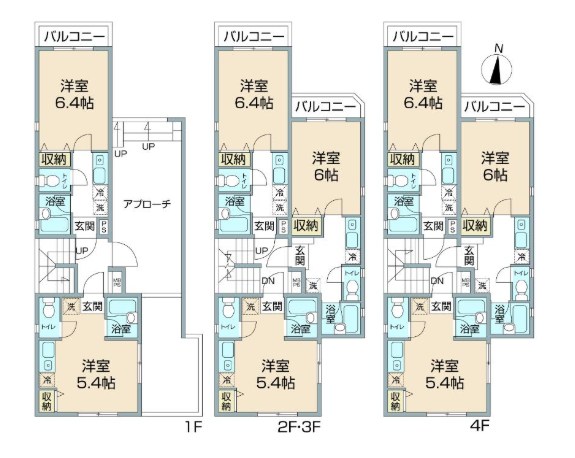 東京都小金井市貫井北町２丁目 間取図・土地図