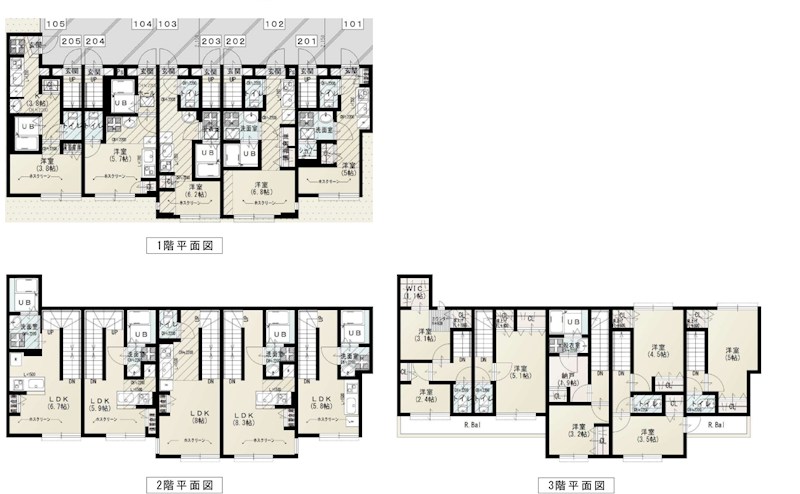 東京都豊島区上池袋２丁目 間取図・土地図