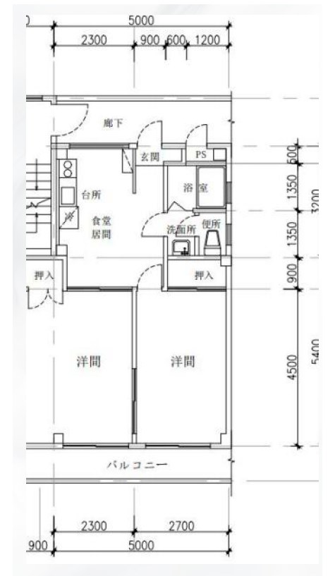 東京都羽村市五ノ神２丁目 間取図・土地図