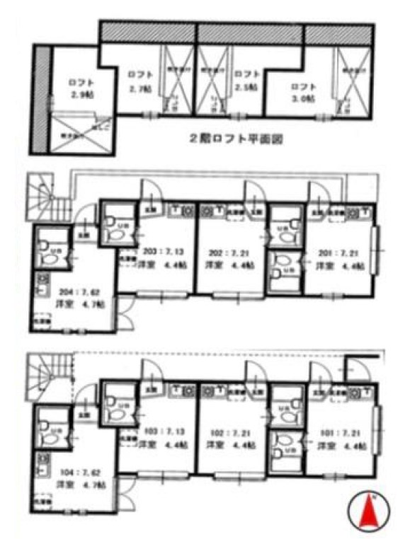 東京都中野区丸山２丁目 間取図・土地図