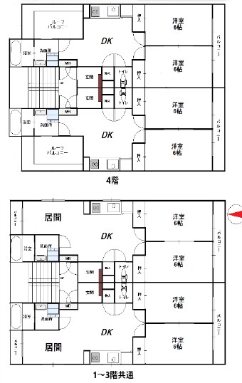 東京都足立区一ツ家３丁目 間取図・土地図