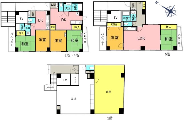 神奈川県川崎市幸区下平間 間取図・土地図