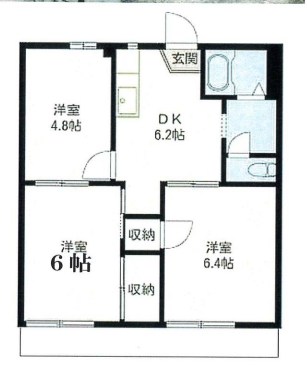 埼玉県草加市青柳４丁目 間取図・土地図
