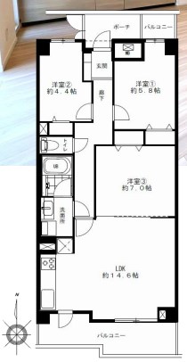 神奈川県横浜市戸塚区上矢部町 間取図・土地図