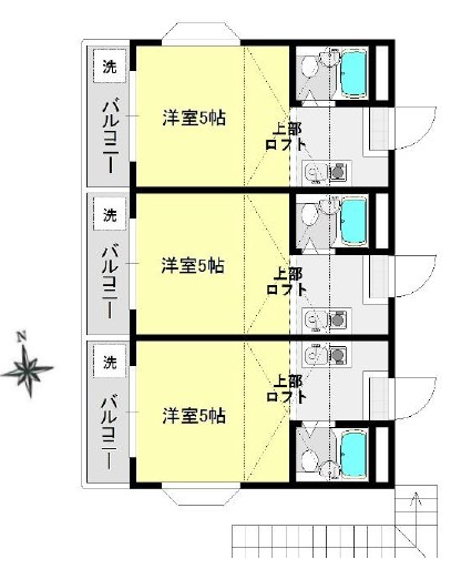 東京都稲城市東長沼 間取図・土地図