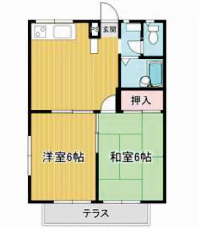 神奈川県平塚市上平塚 間取図・土地図