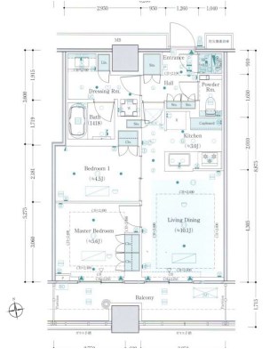 東京都港区浜松町２丁目 間取図・土地図