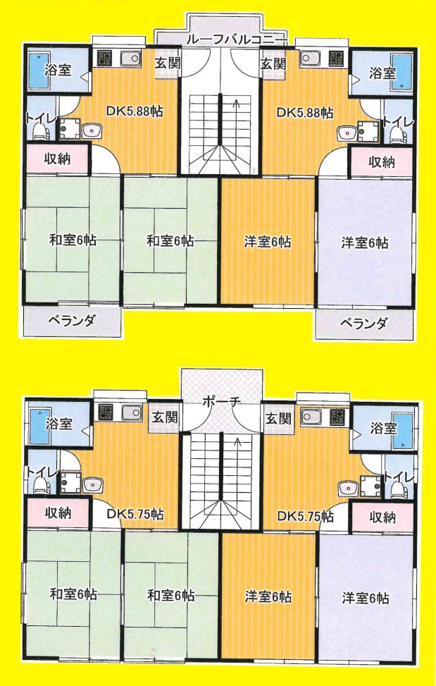 東京都八王子市館町 間取図・土地図