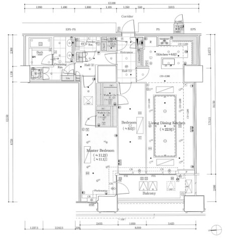 東京都港区三田１丁目 間取図・土地図