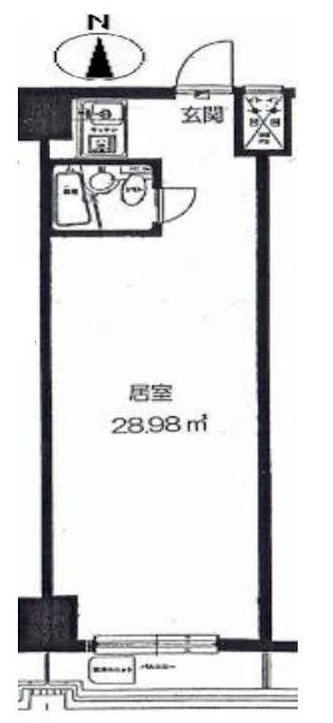 東京都新宿区高田馬場１丁目 間取図・土地図
