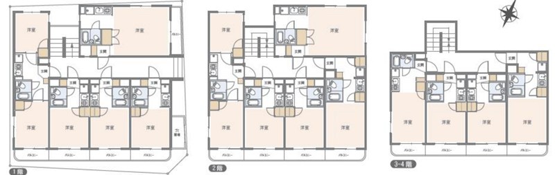 東京都中野区上高田２丁目 間取図・土地図