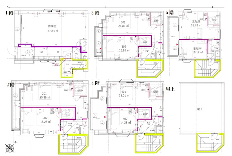 東京都台東区東浅草２丁目 間取図・土地図