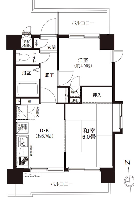 東京都世田谷区新町１丁目 間取図・土地図