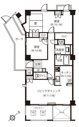 神奈川県横浜市保土ケ谷区霞台 間取図・土地図