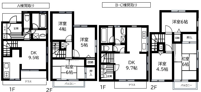 埼玉県上尾市泉台３丁目 間取図・土地図