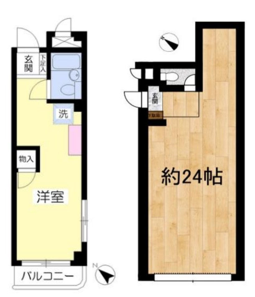 東京都北区浮間３丁目 間取図・土地図