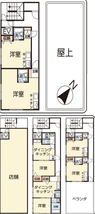 東京都葛飾区白鳥４丁目 間取図・土地図