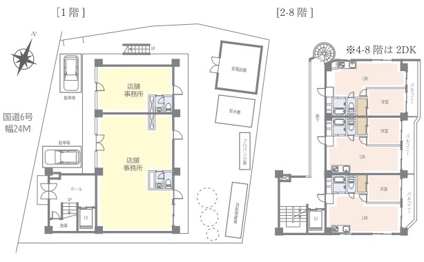 茨城県取手市新町２丁目 間取図・土地図