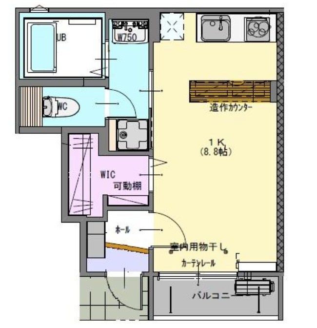 茨城県牛久市田宮３丁目 間取図・土地図