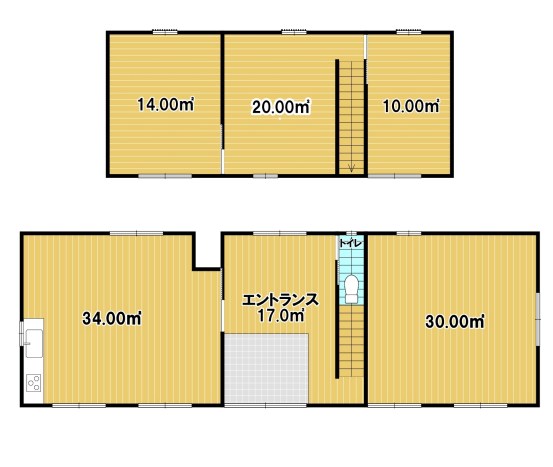 栃木県栃木市大平町伯仲 間取図・土地図