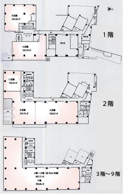 群馬県前橋市大手町２丁目 間取図・土地図