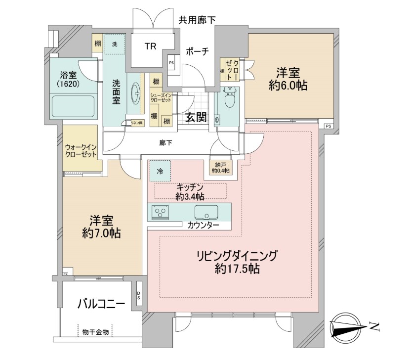 東京都中央区晴海３丁目 間取図・土地図