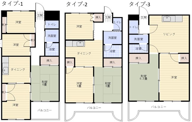 群馬県太田市新井町 間取図・土地図