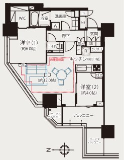 東京都豊島区池袋３丁目 間取図・土地図