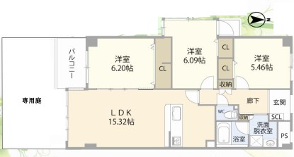 東京都北区堀船３丁目 間取図・土地図