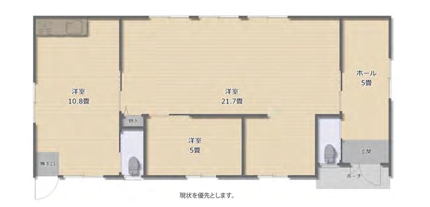 群馬県伊勢崎市連取元町 間取図・土地図