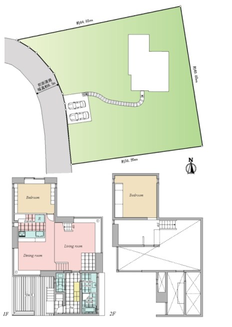栃木県那須郡那須町高久乙 間取図・土地図