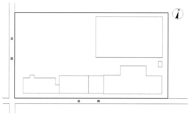 群馬県館林市大谷町 間取図・土地図