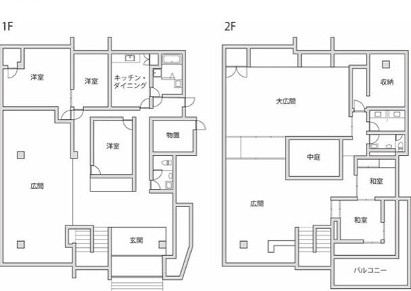 茨城県笠間市笠間 間取図・土地図