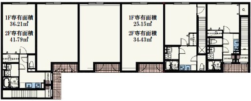 東京都足立区江北３丁目 間取図・土地図